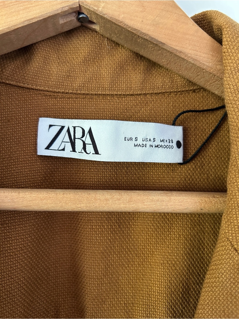 Zara ‧ Brick Canvas Cotton Coat - Picture 5 of 8